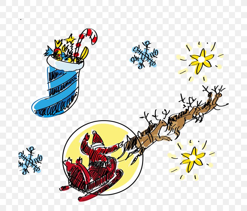 Santa Claus Christmas Tree Drawing, PNG, 700x700px, Santa Claus, Art, Artwork, Cartoon, Christmas Download Free