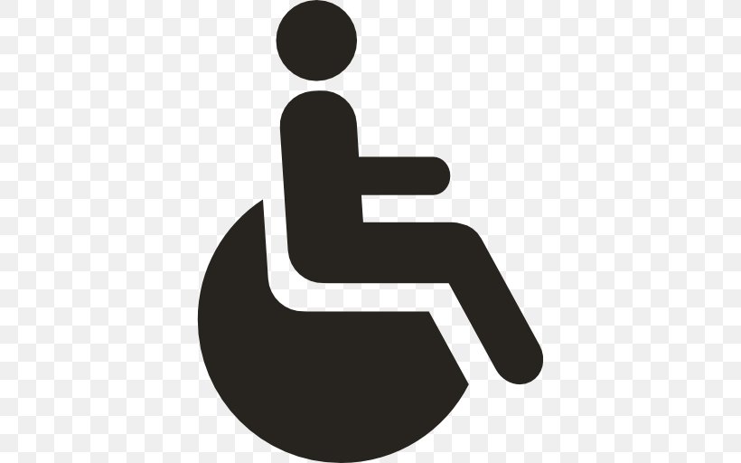Wheelchair Disability, PNG, 512x512px, Wheelchair, Accessibility, Black And White, Brand, Computer Software Download Free