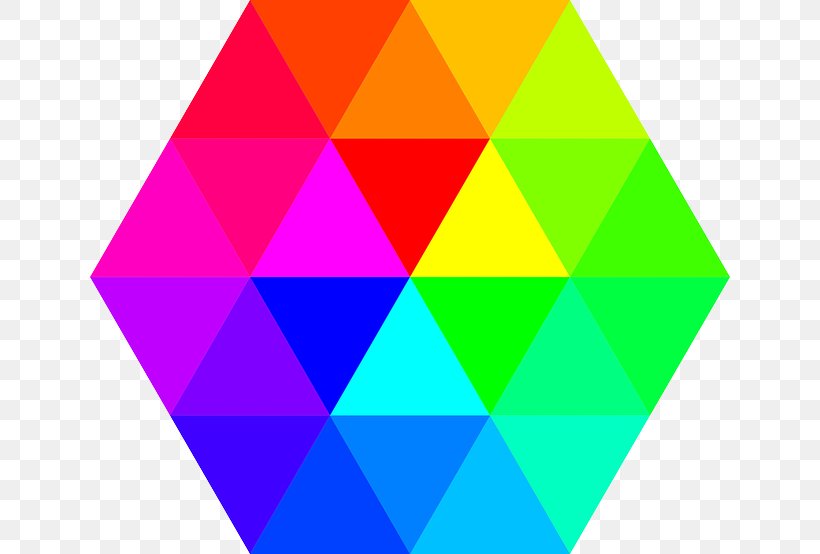 Hexagonal Tiling Color Triangle, PNG, 640x554px, Hexagon, Color, Cube, Geometry, Hexagonal Tiling Download Free