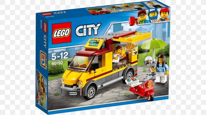 LEGO 60150 City Pizza Van Lego City Toy Hamleys, PNG, 1488x837px, Lego City, Asda Stores Limited, Emergency Vehicle, Hamleys, Lego Download Free