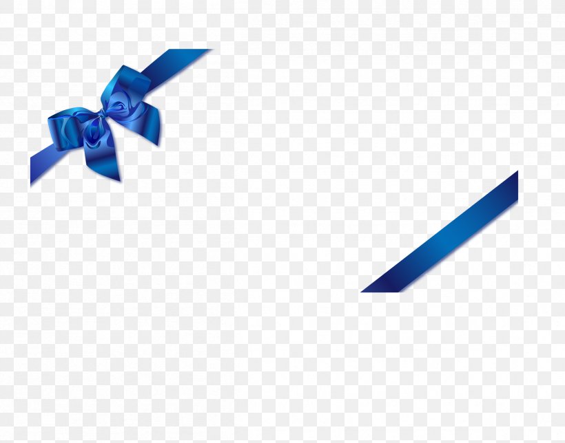 Vector Hand-painted Blue Bow, PNG, 2409x1893px, Blue, Azure, Blue Ribbon, Brand, Cobalt Blue Download Free