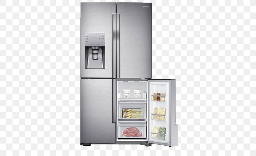 Samsung RF56J9040 Refrigerator Freezers Auto-defrost, PNG, 600x500px, Samsung Rf56j9040, Autodefrost, Freezers, Home Appliance, Ice Makers Download Free