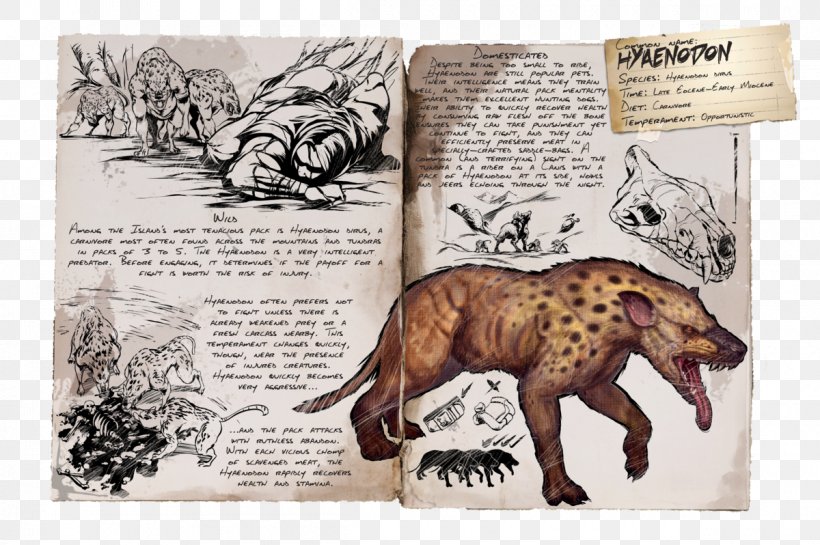 ARK: Survival Evolved Hesperornis Hyaenodon Hyena Yutyrannus, PNG, 1200x798px, Ark Survival Evolved, Carnivoran, Carnivore, Dinosaur, Dire Wolf Download Free