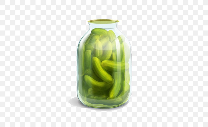 Pickled Cucumber Vegetable Glass, PNG, 500x500px, Pickled Cucumber, Achaar, Cucumber, Food, Food Preservation Download Free