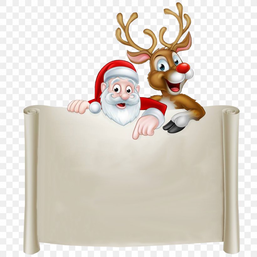 Santa Claus's Reindeer Rudolph Santa Claus's Reindeer Christmas, PNG, 960x960px, Santa Claus, Christmas, Christmas Card, Christmas Decoration, Christmas Eve Download Free