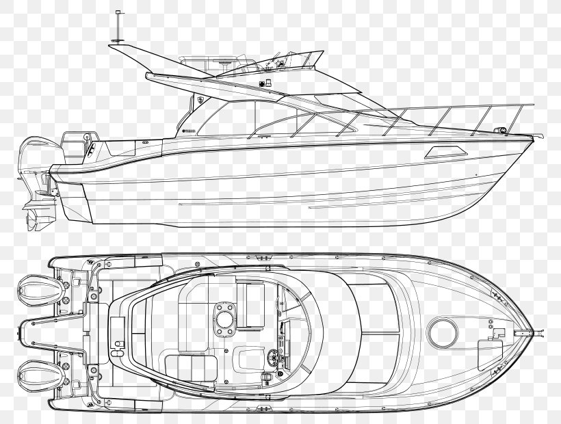 Boating Yamaha Motor Company Outboard Motor Engine, PNG, 800x620px, Boat, Artwork, Automotive Design, Black And White, Boating Download Free