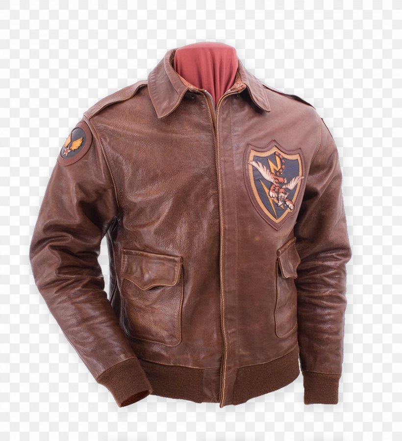 Leather Jacket Flying Tigers A-2 Jacket Second World War Flight Jacket, PNG, 2004x2198px, Leather Jacket, A2 Jacket, Avirex, Clothing, Eastman Chemical Company Download Free