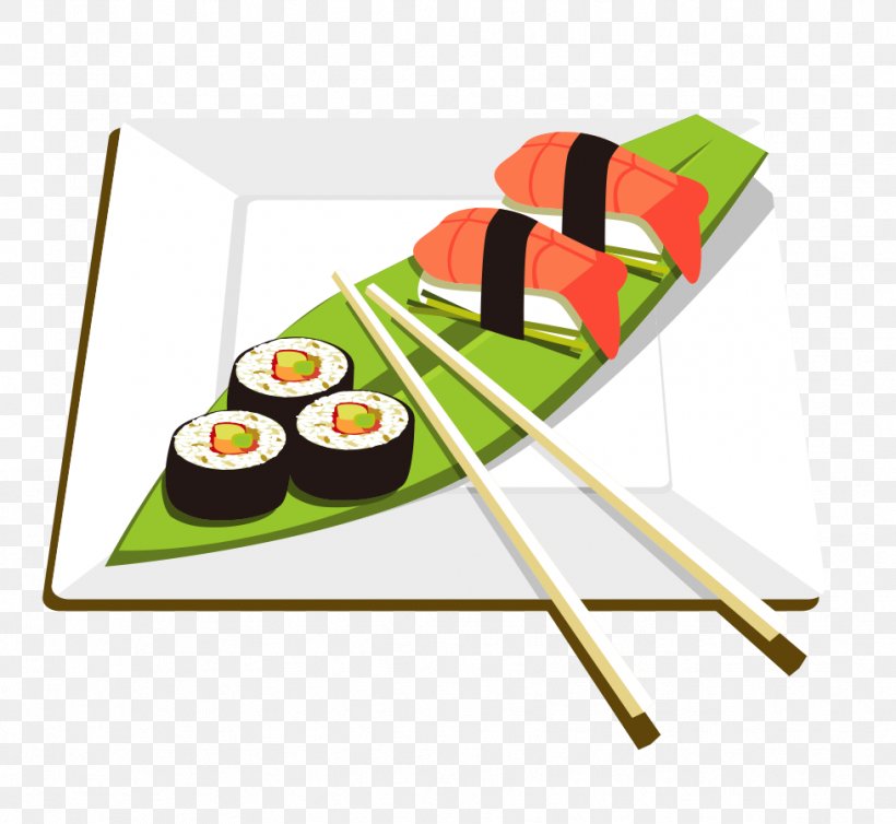 Sushi Japanese Cuisine Download Clip Art, PNG, 978x900px, Sushi, Asian Food, Chopsticks, Cuisine, Food Download Free