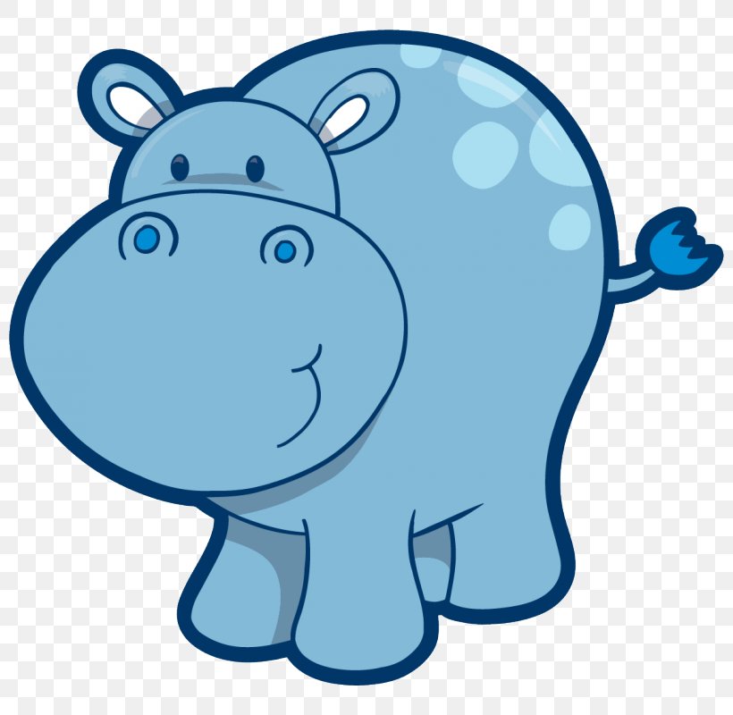 Hippopotamus Baby Hippos Clip Art, PNG, 800x800px, Hippopotamus, Area, Artwork, Baby Hippos, Blue Download Free