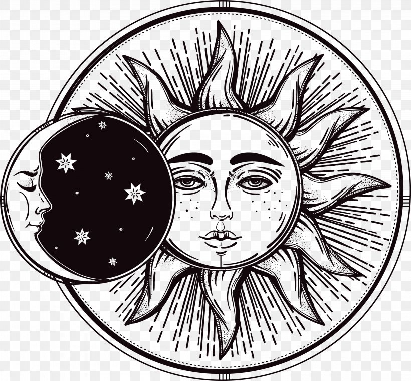 Solar Eclipse Of August 21, 2017 Lunar Eclipse Drawing, PNG, 4002x3714px, Watercolor, Cartoon, Flower, Frame, Heart Download Free