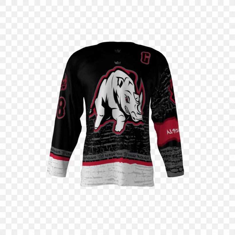T-shirt Sleeve Hockey Jersey Ice Hockey, PNG, 1024x1024px, Tshirt, Black, Brand, Captain, Clothing Download Free