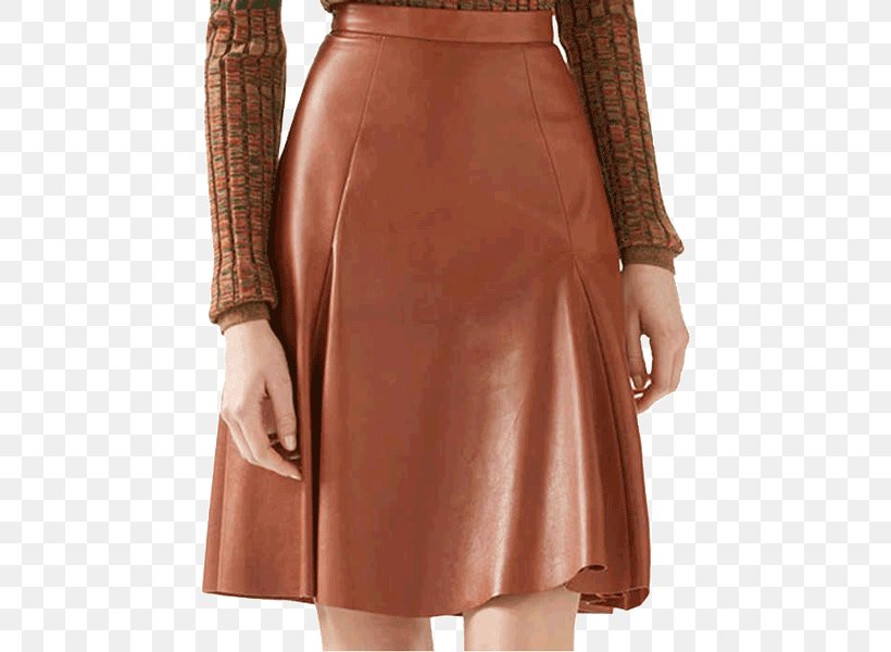 Denim Skirt Nappa Leather Leather Jacket, PNG, 600x600px, Skirt, Aline, Artificial Leather, Brown, Day Dress Download Free
