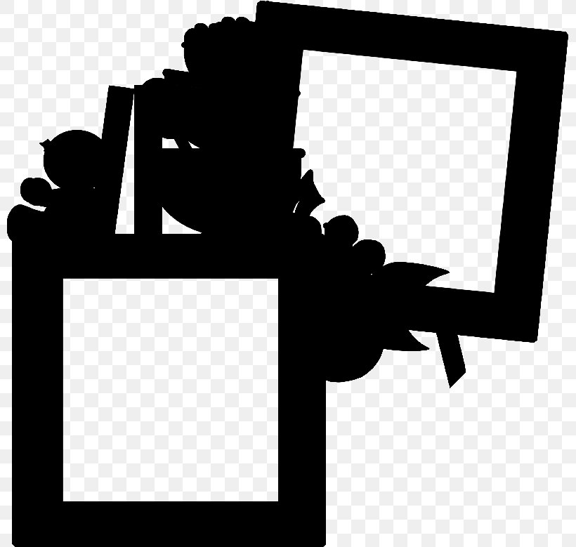 Picture Frame Frame, PNG, 800x779px, Picture Frames, Blackandwhite, Picture Frame, Silhouette, Text Download Free