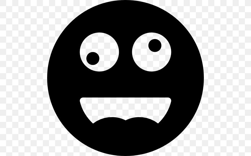 Smiley Emoticon Clip Art, PNG, 512x512px, Smiley, Black And White, Emoticon, Face, Facial Expression Download Free