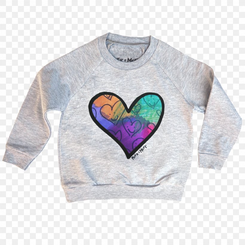 T-shirt Sweater Sleeve Clothing Bluza, PNG, 2126x2126px, Watercolor, Cartoon, Flower, Frame, Heart Download Free