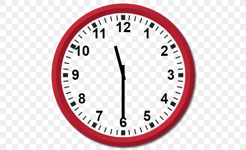 Clock Face Alarm Clocks Mantel Clock, PNG, 500x500px, Clock, Alarm Clocks, Area, Clock Face, Gauge Download Free