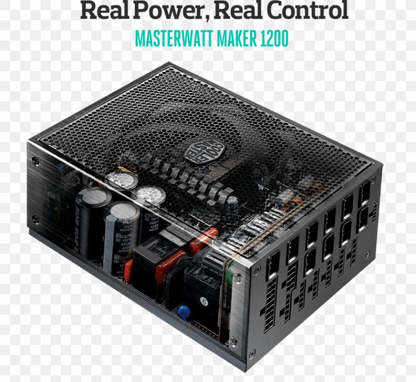 Power Supply Unit Cooler Master MasterWatt Maker 1200 PC Power Supply 80 Plus Power Converters, PNG, 860x790px, 80 Plus, Power Supply Unit, Ac Adapter, Atx, Computer Download Free