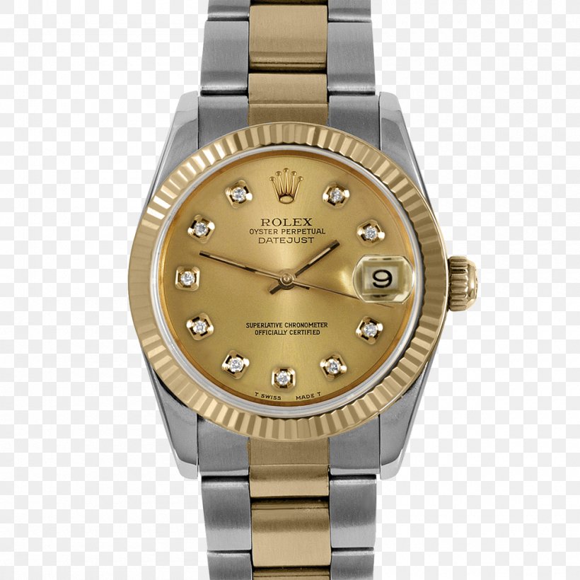 Rolex Datejust Rolex Daytona Rolex Submariner Rolex GMT Master II Watch, PNG, 1000x1000px, Rolex Datejust, Brand, Colored Gold, Counterfeit Watch, Diamond Download Free
