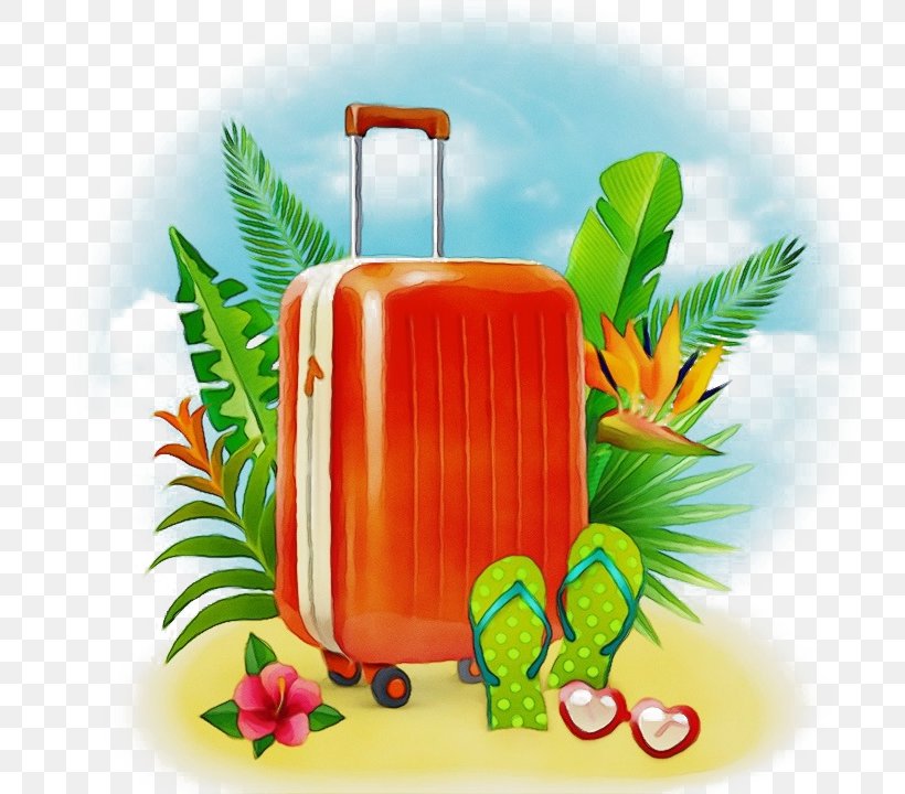 Suitcase Clip Art, PNG, 742x720px, Watercolor, Paint, Suitcase, Wet Ink Download Free