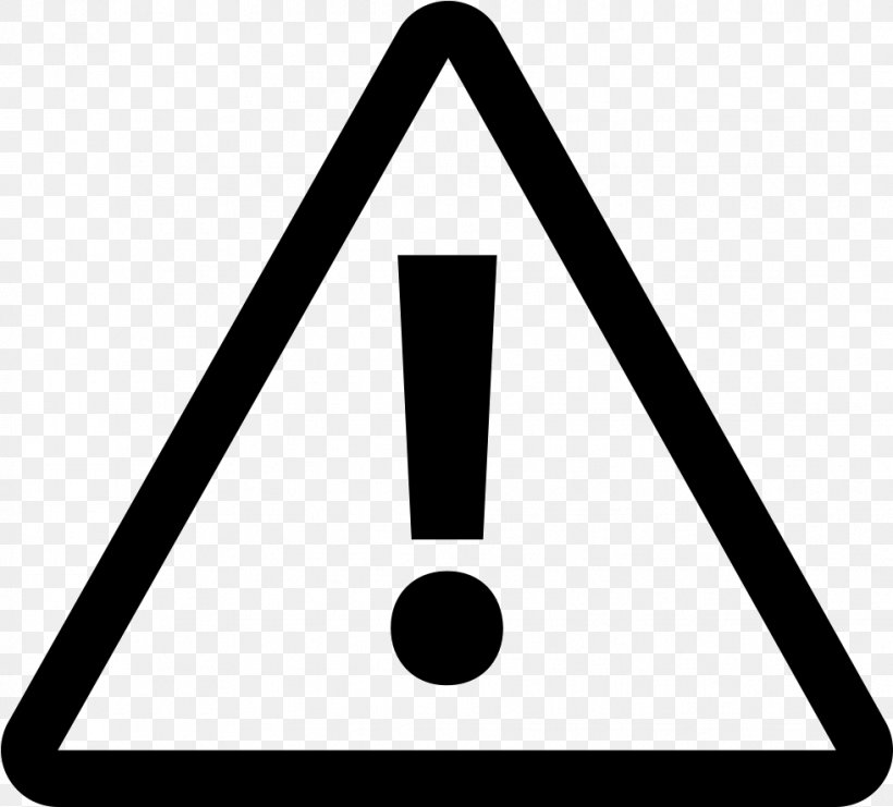 Exclamation Mark Warning Sign Interjection, PNG, 981x887px, Exclamation Mark, Area, Black And White, Brand, Interjection Download Free