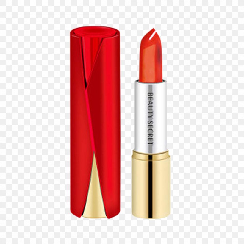 Lipstick Gelatin Dessert Red Beauty Make-up, PNG, 1000x1000px, Watercolor, Cartoon, Flower, Frame, Heart Download Free