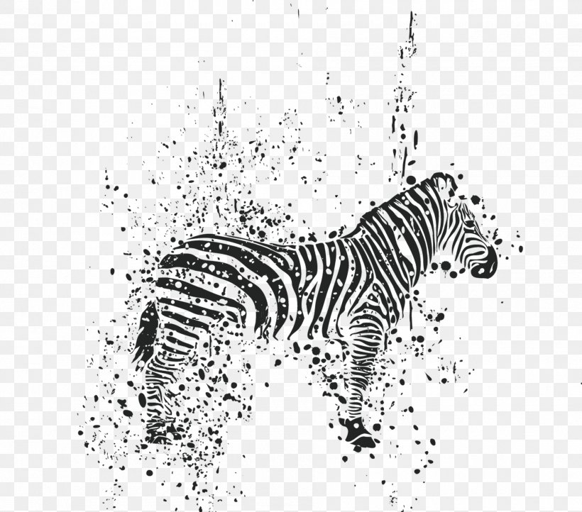 T-shirt Lion Zebra Painting, PNG, 1890x1665px, Tshirt, Big Cats, Black, Black And White, Carnivoran Download Free