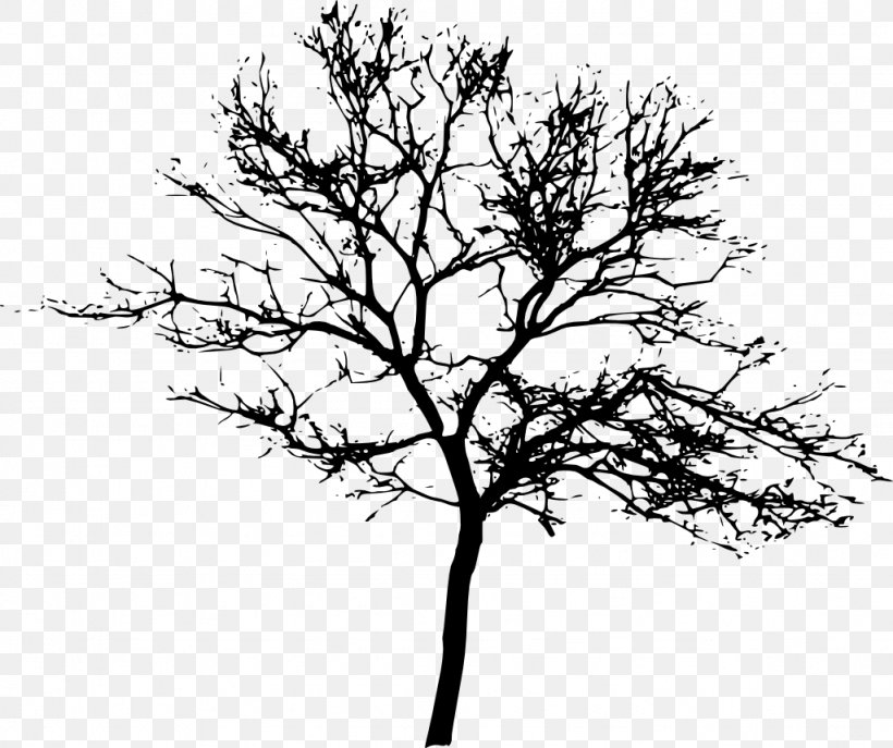 Tree Display Resolution Clip Art, PNG, 1024x859px, Tree, Black And White, Branch, Display Resolution, Drawing Download Free