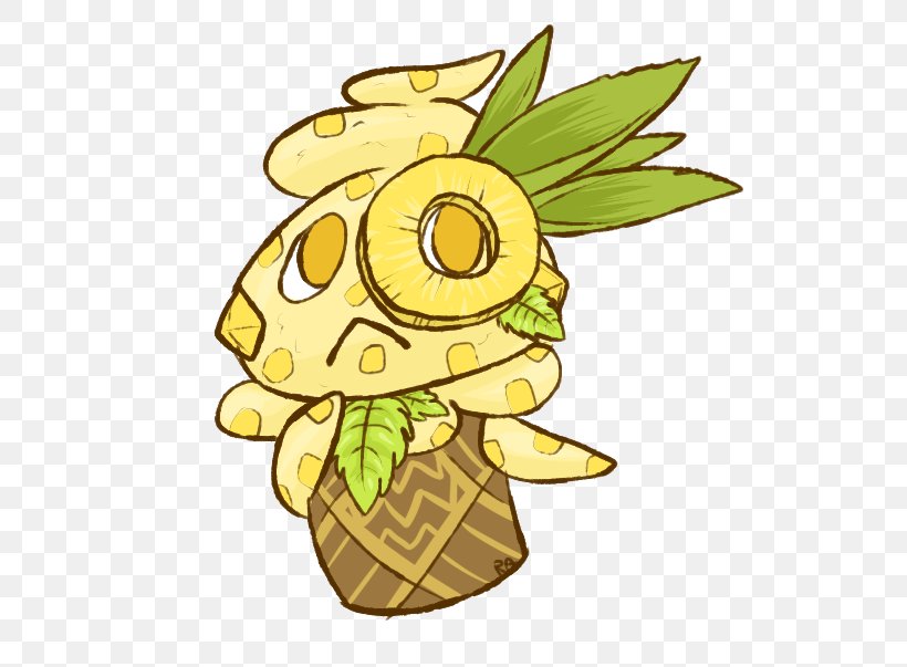 Insect Flowering Plant Cartoon Clip Art, PNG, 557x603px, Insect, Ananas, Artwork, Cartoon, Character Download Free
