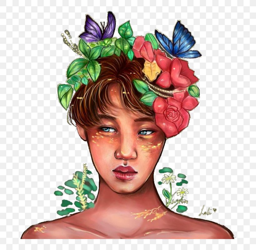 Floral Design Headgear Flower, PNG, 700x799px, Floral Design, Art, Face, Facebook, Fictional Character Download Free