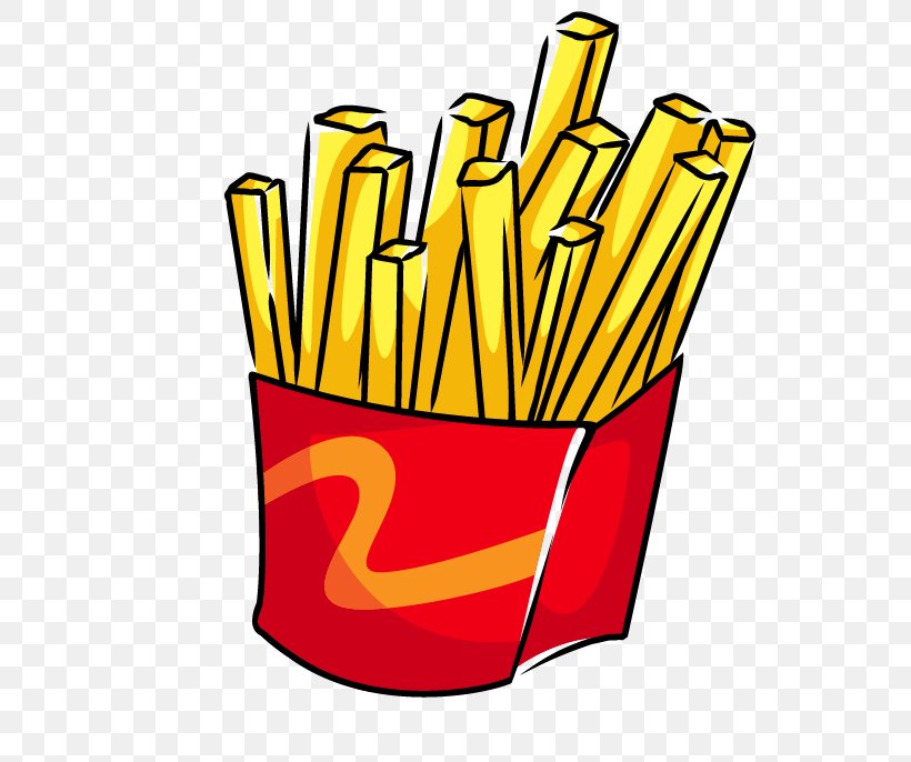 French Fries Hamburger Junk Food Fast Food, PNG, 690x686px, French Fries, Area, Calorie, Commodity, Drawing Download Free