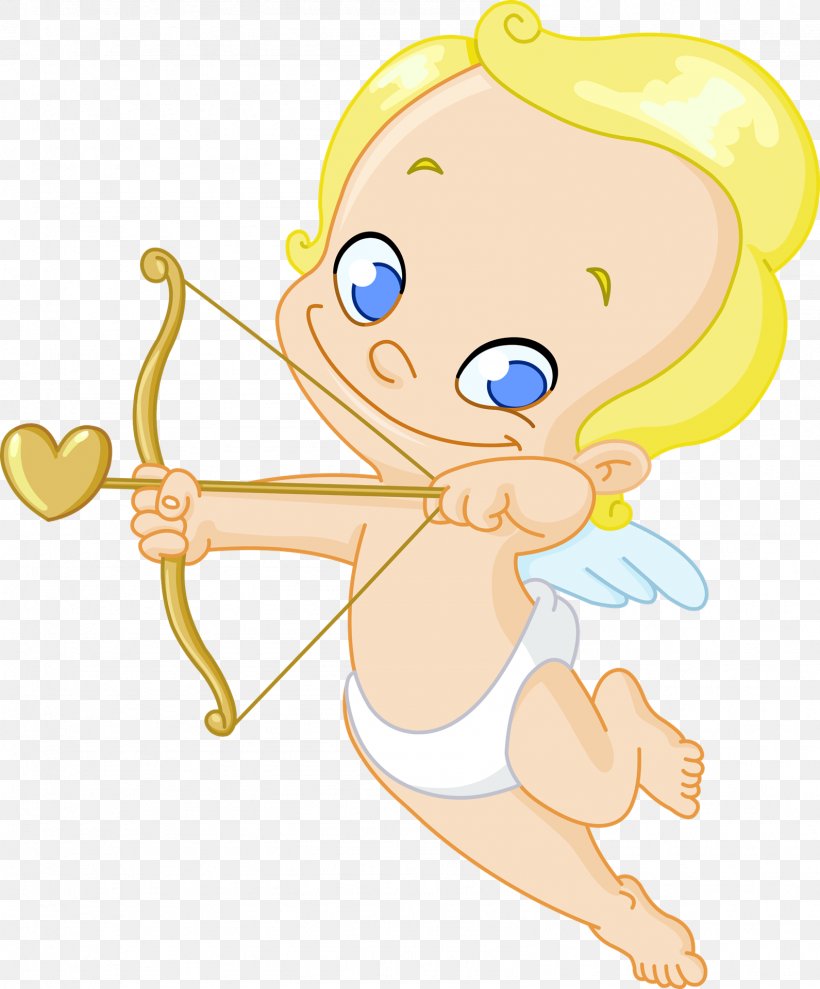 Royalty-free Cupid Clip Art, PNG, 1591x1920px, Watercolor, Cartoon, Flower, Frame, Heart Download Free