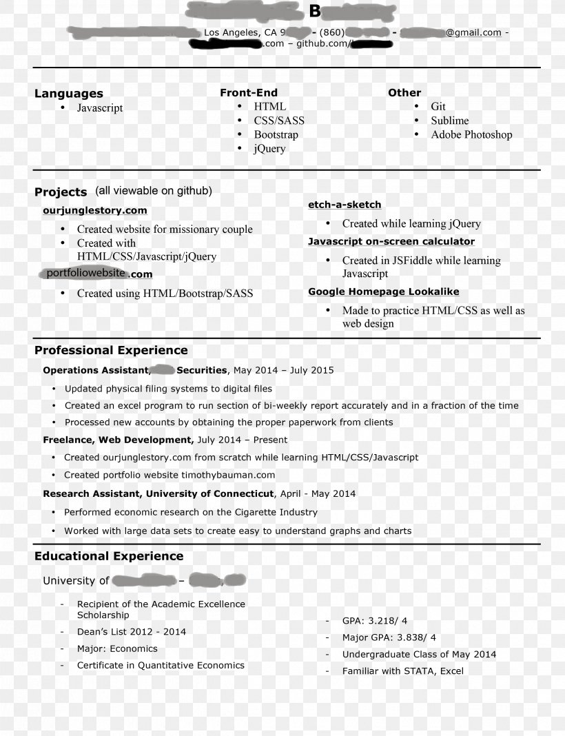 Website Development Résumé Front-end Web Development Software Developer Front And Back Ends, PNG, 2475x3225px, Website Development, Area, Black And White, Cover Letter, Curriculum Vitae Download Free