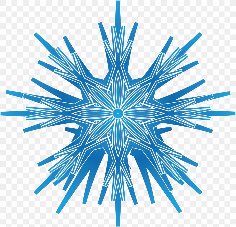 Snowflake Symmetry, PNG, 1984x1909px, Snowflake, Blue, Cold, Crystal, Electric Blue Download Free