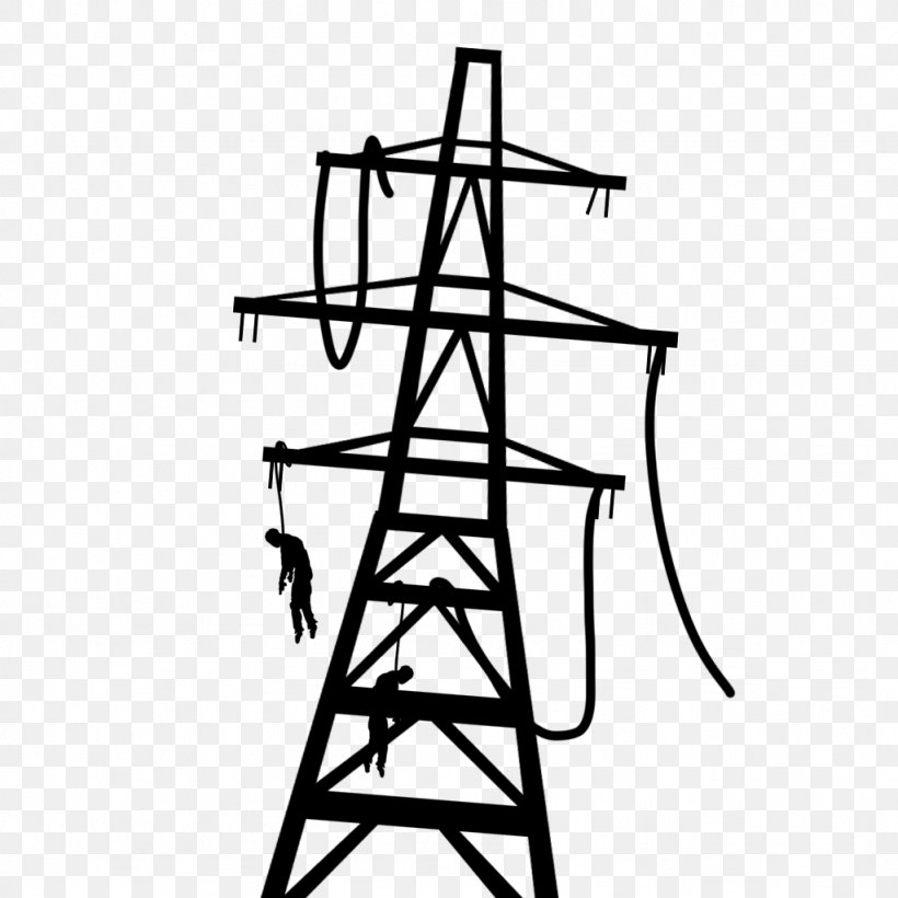 Transmission Tower Electricity Art Black And White Silhouette, PNG, 1024x1024px, Transmission Tower, Art, Black And White, Electricity, Furniture Download Free