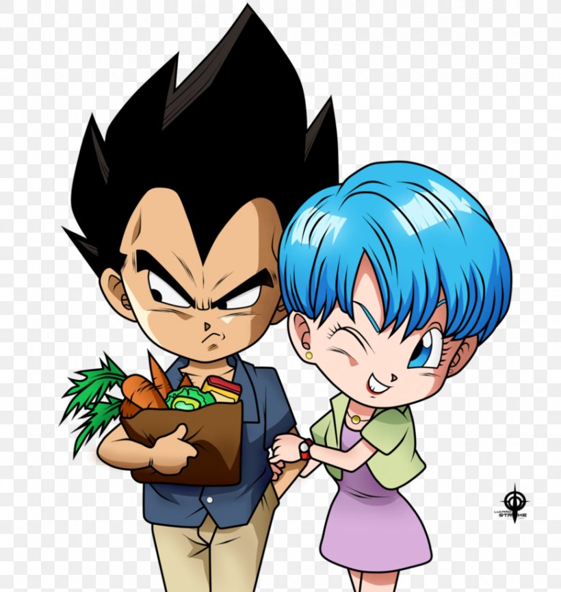 Vegeta Bulma Goku Saiyan Dragon Ball, PNG, 870x918px, Watercolor, Cartoon, Flower, Frame, Heart Download Free