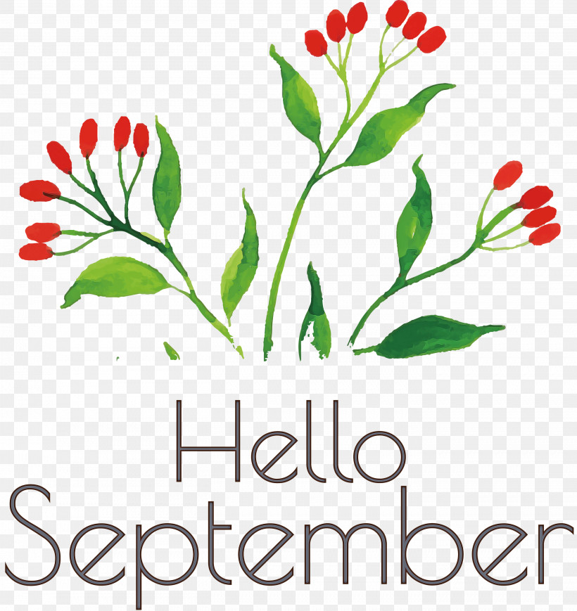 Hello September September, PNG, 2829x3000px, Hello September, Autumn, Floral Design, September, Vector Download Free