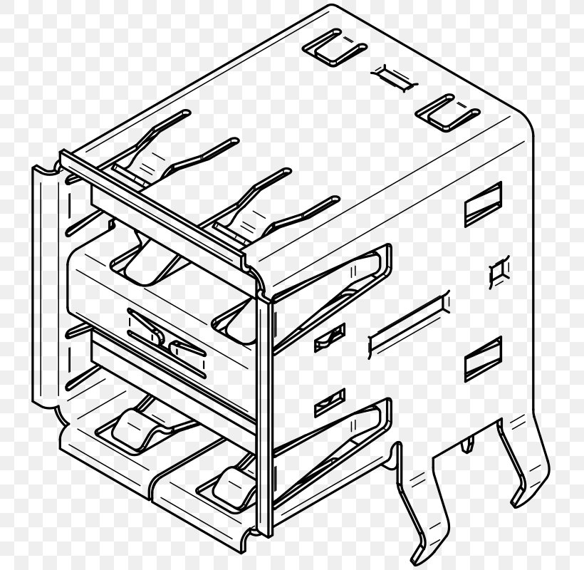 USB Electrical Connector Clip Art, PNG, 800x800px, Usb, Ac Power Plugs And Sockets, Black And White, Drawing, Electrical Connector Download Free