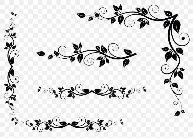 Clip Art Vector Graphics Silhouette Image, PNG, 3052x2183px, Silhouette, Art, Blackandwhite, Calligraphy, Floral Design Download Free