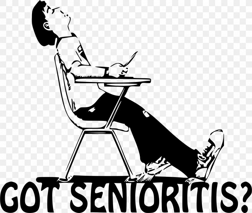 Senioritis Student Clip Art, PNG, 2380x2017px, Senioritis, Area, Arm, Artwork, Black And White Download Free