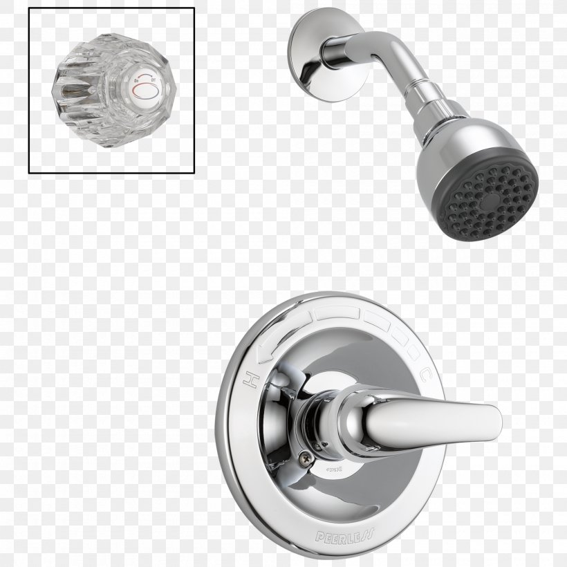 Shower Tap Pressure-balanced Valve Bathtub, PNG, 2000x2000px, Shower, Bathroom, Bathtub, Bathtub Accessory, Brushed Metal Download Free