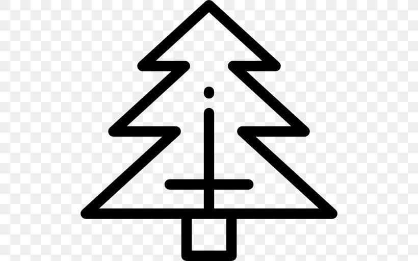 Tree Evergreen Fir Spruce Pine, PNG, 512x512px, Tree, Area, Black And White, Botany, Christmas Tree Download Free