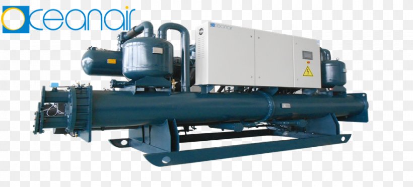 Yantai Ocean Air-Conditioning Co.,Ltd. Chiller Refrigeration Cold Air Conditioning, PNG, 880x400px, Chiller, Air Conditioning, Business, Cold, Compressor Download Free