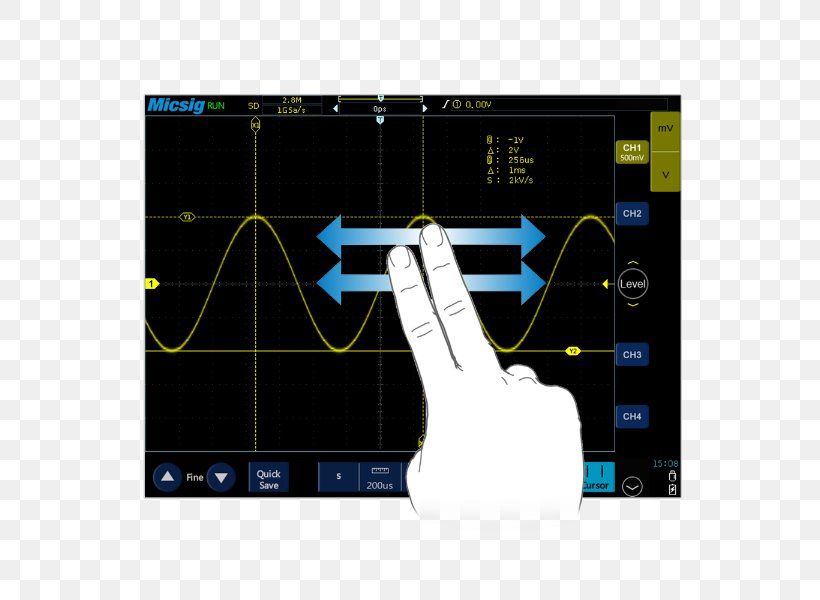 Electronics Oscilloscope Television Channel Display Device Bandwidth, PNG, 600x600px, Electronics, Bandwidth, Display Device, Electric Battery, Multimedia Download Free