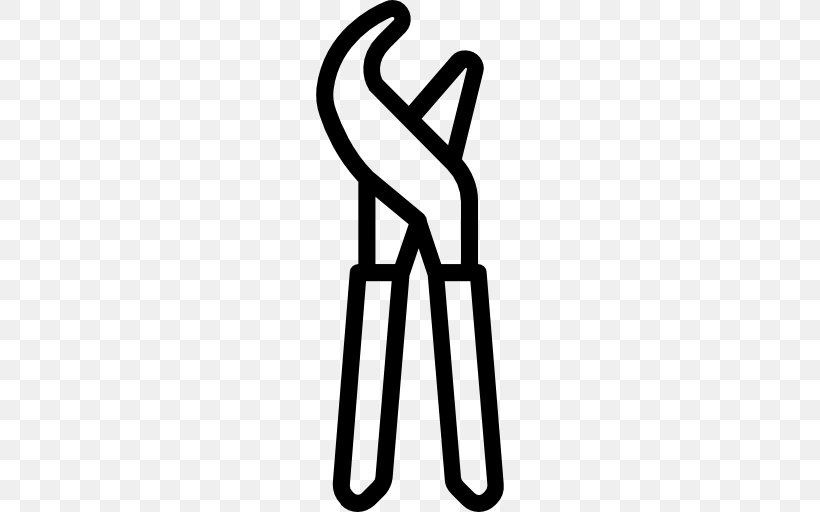 Hand Tool Pliers Tongs, PNG, 512x512px, Hand Tool, Architectural Engineering, Area, Black And White, Finger Download Free