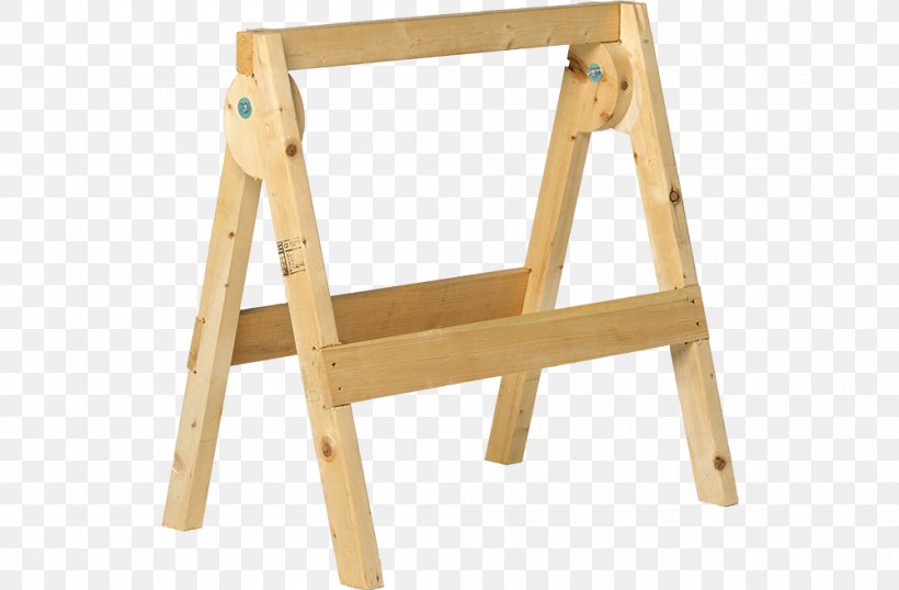 Table Chair Saw Horses Wood, PNG, 1000x657px, Table, Building, Chair, Easel, Furniture Download Free