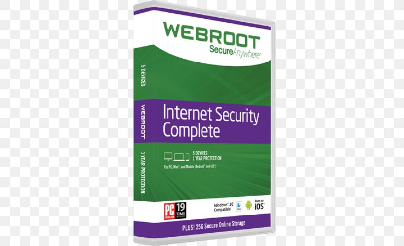Webroot Internet Security Complete Antivirus Software Webroot SecureAnywhere AntiVirus Webroot Internet Security Essentials, PNG, 500x500px, Webroot Internet Security Complete, Antivirus Software, Box, Brand, Com Download Free