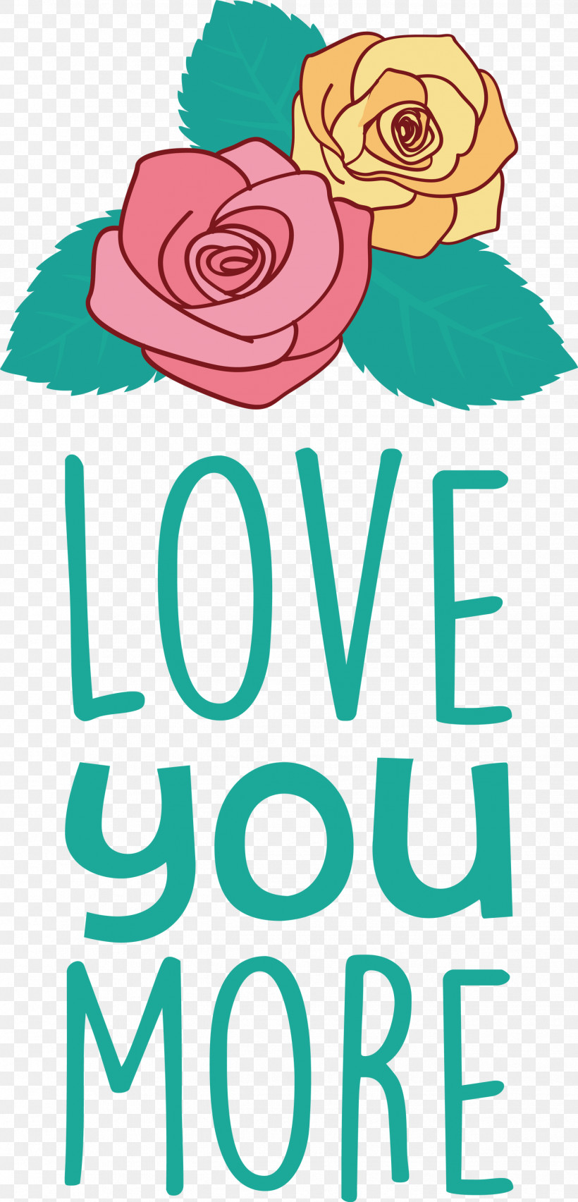 Love You More Valentines Day Valentine, PNG, 1442x2999px, Love You More, Behavior, Floral Design, Flower, Happiness Download Free