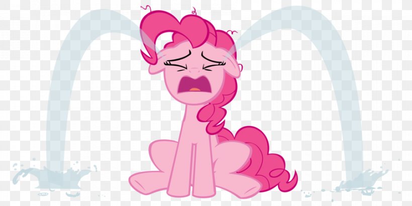 Pinkie Pie Rarity Rainbow Dash Fluttershy Crying, PNG, 900x451px, Watercolor, Cartoon, Flower, Frame, Heart Download Free