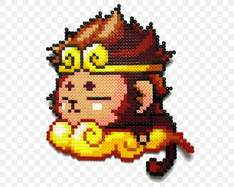 Sun Wukong Journey To The West MapleStory Pixel Art Bead, PNG, 600x654px, Watercolor, Cartoon, Flower, Frame, Heart Download Free