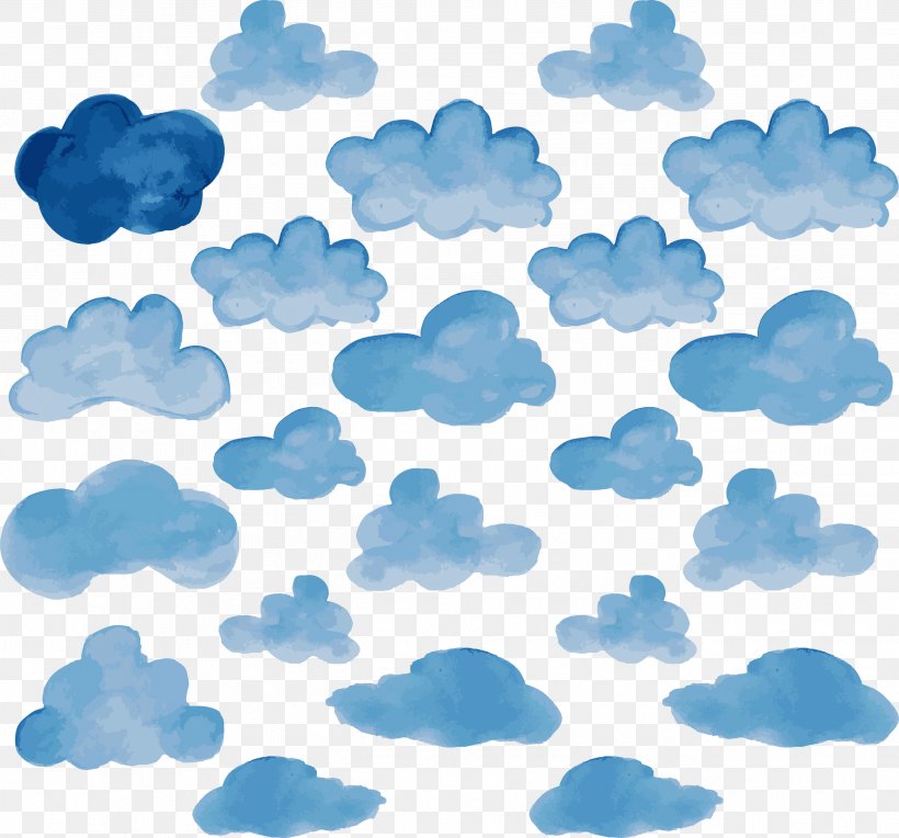 Cloud Sky Blue Euclidean Vector, PNG, 2599x2423px, Blue, Aguada, Area, Azure, Cloud Download Free